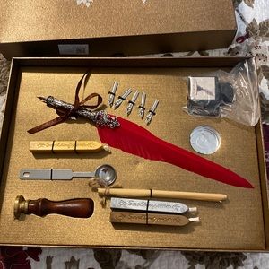 Beautiful Vintage Writing Set- Calligraphy- never used.
